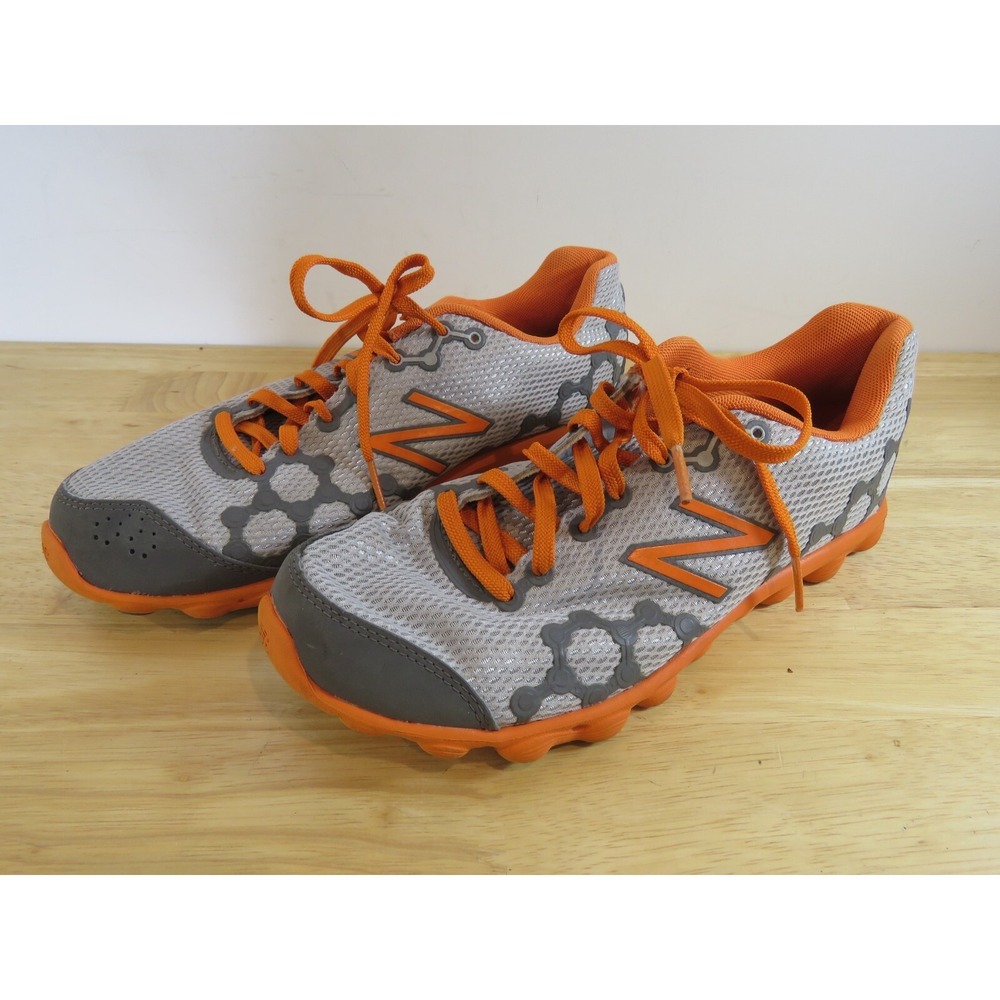 New Balance IONIX Boys Size 7 Athletic Orange Grey 3090 Running Athletic Shoes - Picture 6 of 16